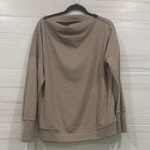 Tan Long Sleeve Top